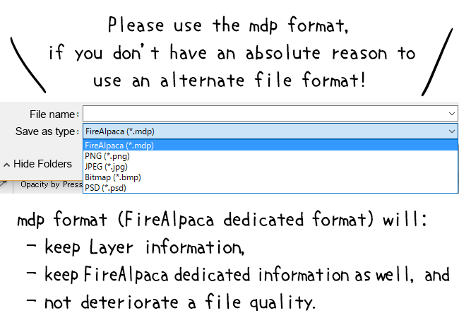 Diagram: Save in a MDP format!